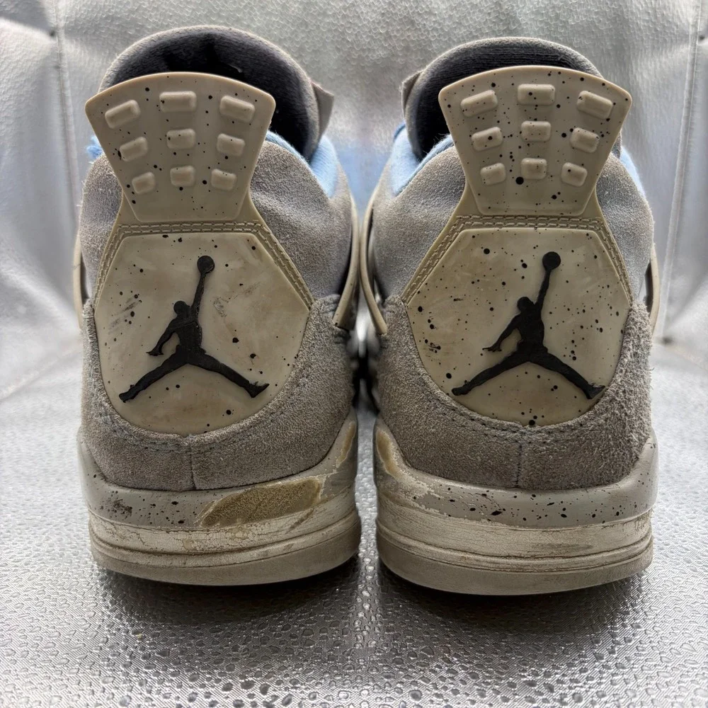 Size 7.5 Nike Air Jordan 4 Retro UNC University Blue Mens Shoes CT8527-400